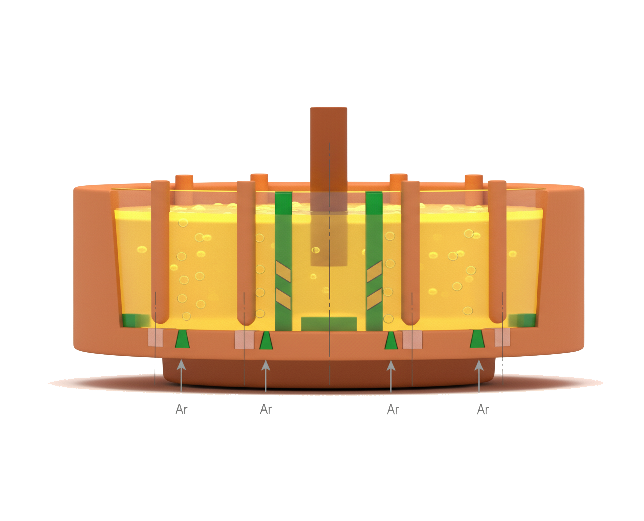 Промежуточный ковш 1 Промежуточный ковш